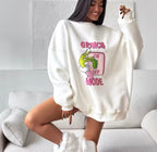 The Grinch "Mode On" Oversized Winter Sweatshirt 🎄🎅🏻