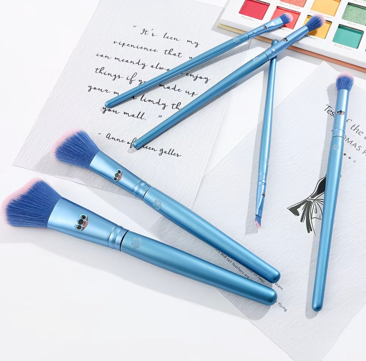 Stitch Makeup brush set 💙
