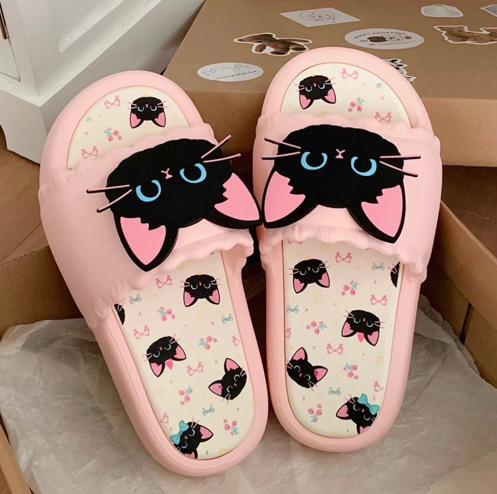 Cat Soft Slippers 🐈‍⬛