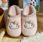 Hello Kitty Plush Winter Slippers 🎀🐾