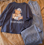 Cozy Navy Bear Pajama 🧸