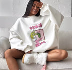 The Grinch "Mode On" Oversized Winter Sweatshirt 🎄🎅🏻