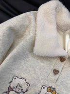 Mousse Kittens Collar Sweatshirt 🐱🤍