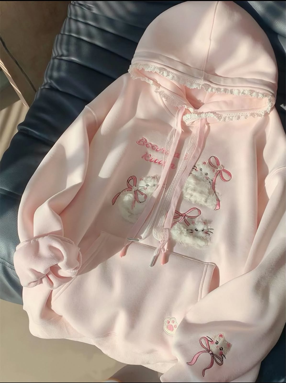 🎀 Ribbon Kitty Hoodie 🎀