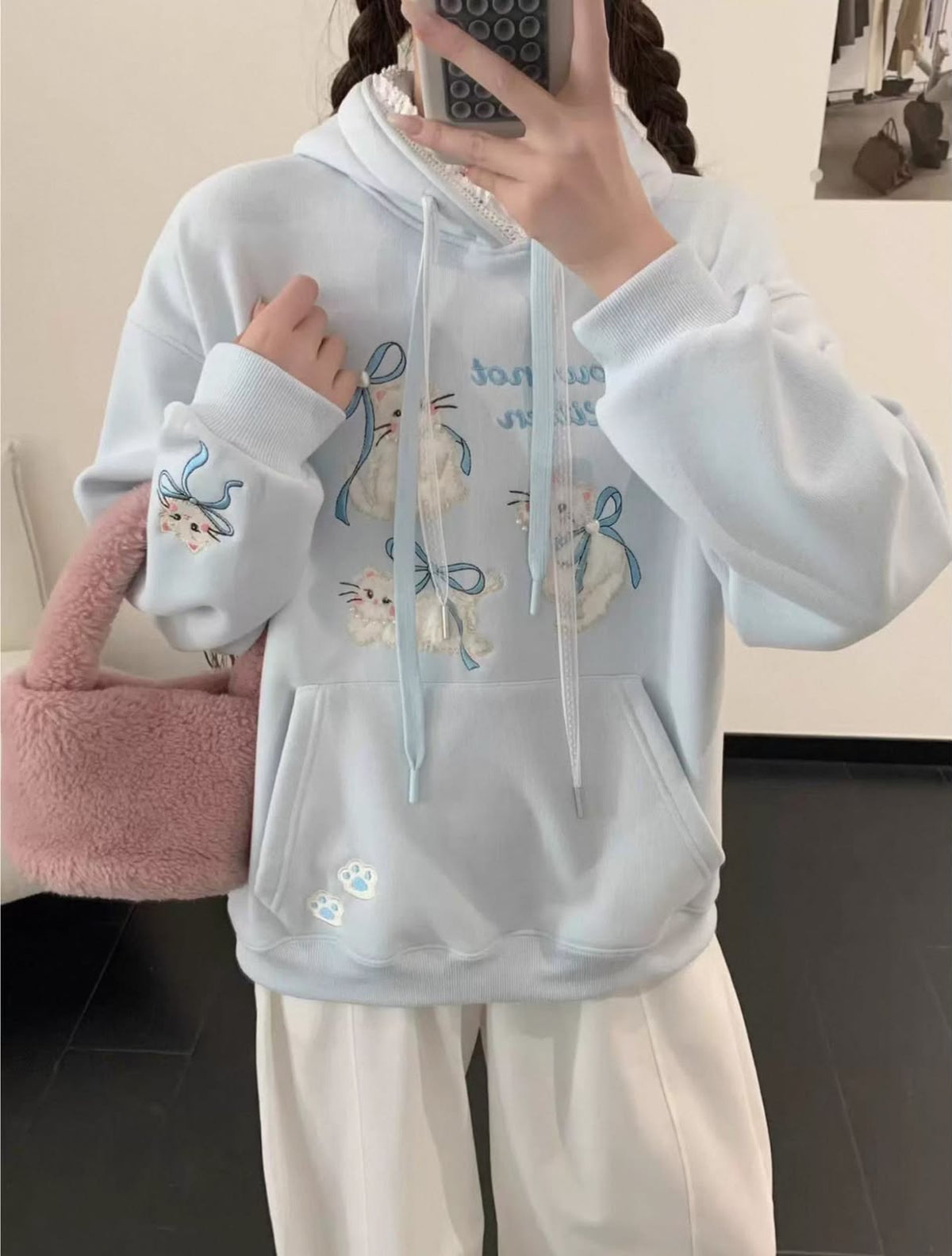 🎀 Ribbon Kitty Hoodie 🎀