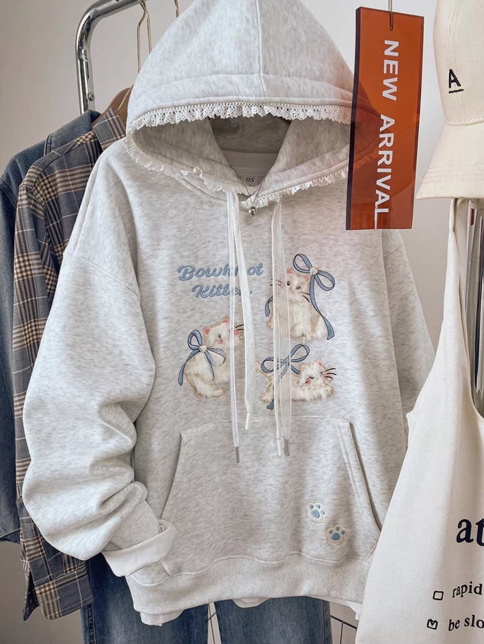 🎀 Ribbon Kitty Hoodie 🎀