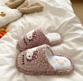 Hello Kitty Leopard Fuzzy Plush Slippers