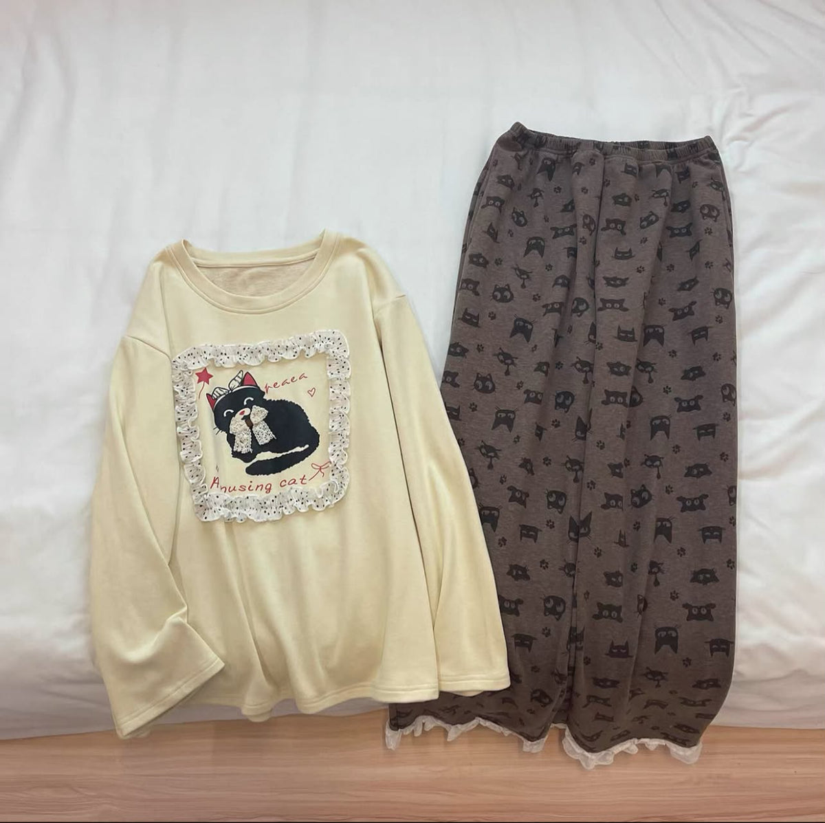 Fleece Lined Printed Pajama 🐾