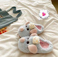 Fluffy Mouse & Cookie Winter Slippers