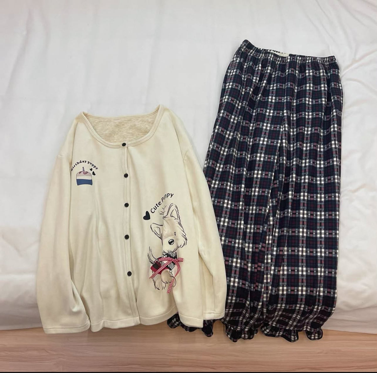 Fleece Lined Printed Pajama 🐾