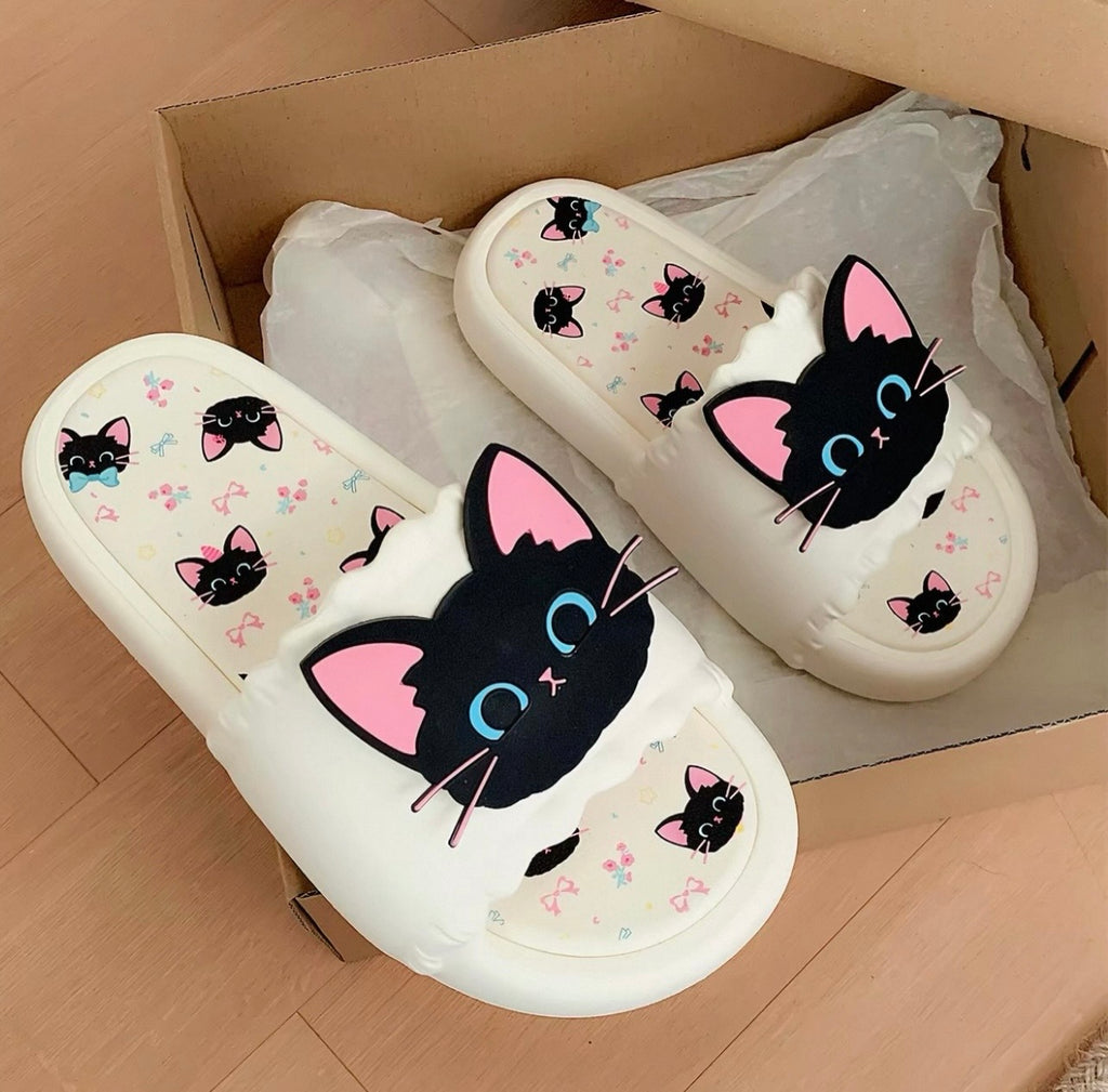 Cat Soft Slippers 🐈‍⬛