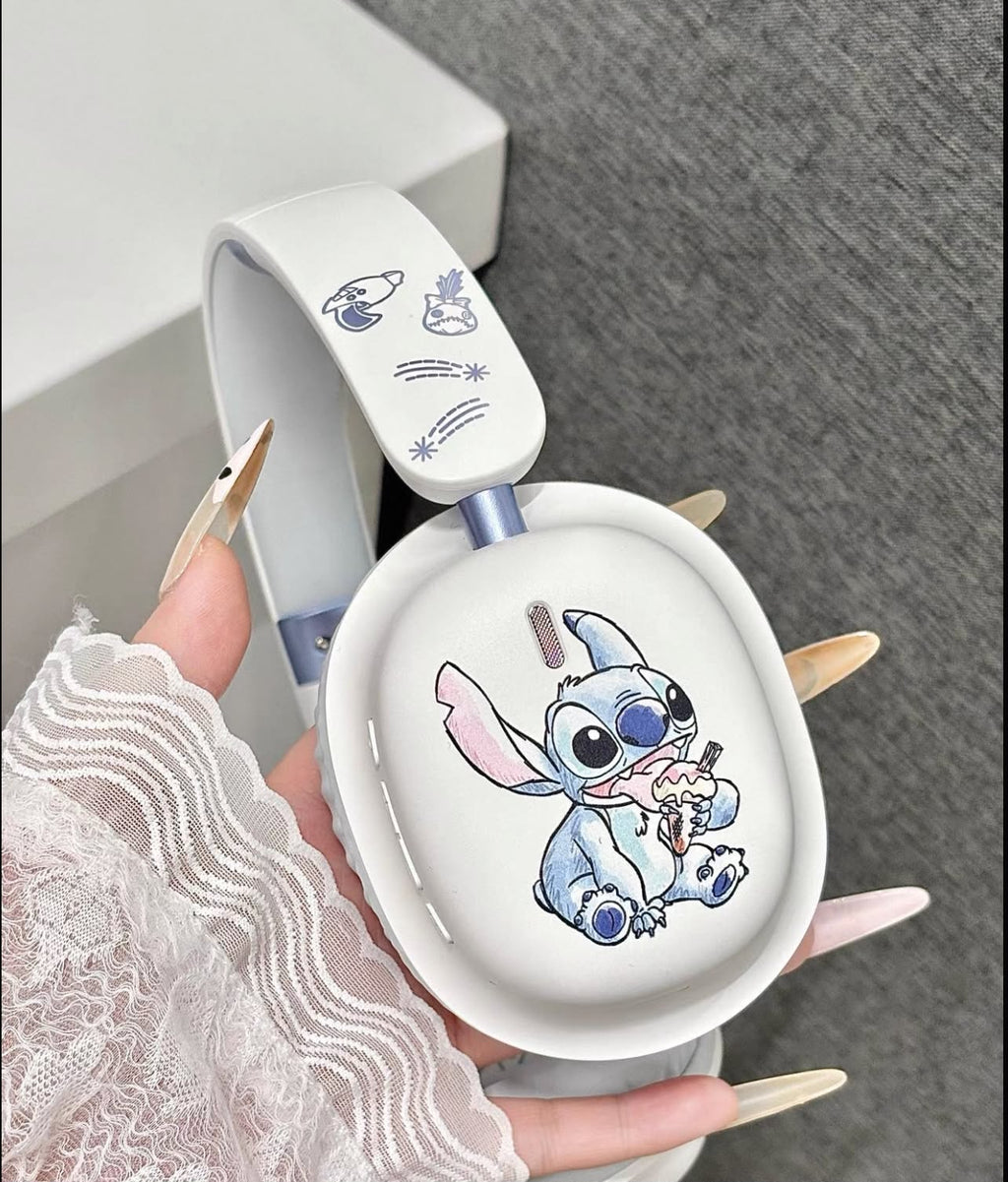 Stitch & Angel 💙🩷 headphones