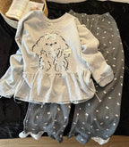 Puppy & Bow Pyjama Set