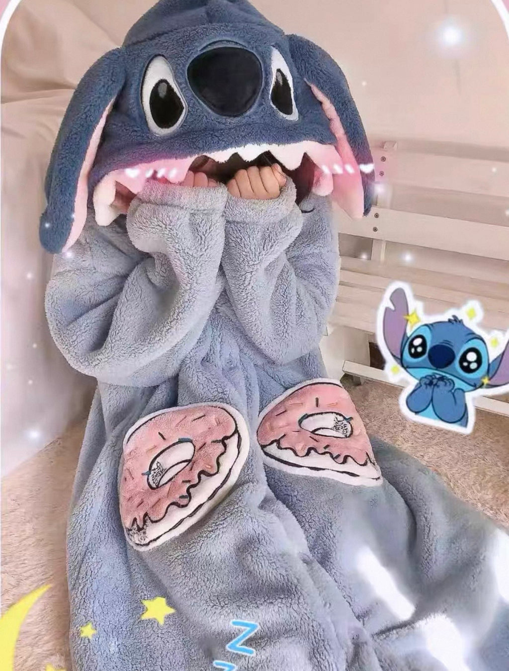 Stitch Plush Hooded Loungewear 💙