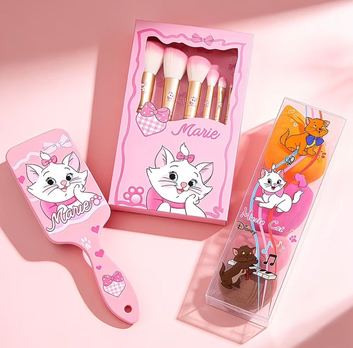 Marie Cat Pink Beauty Set 🎀