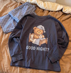 Cozy Navy Bear Pajama 🧸