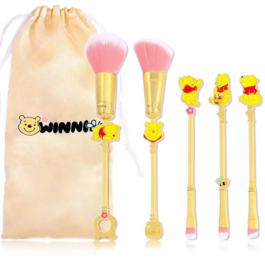 Winnie The Pooh Makeup Brush set💛