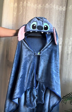 Stitch Plush Hooded Blanket / Cape 💙